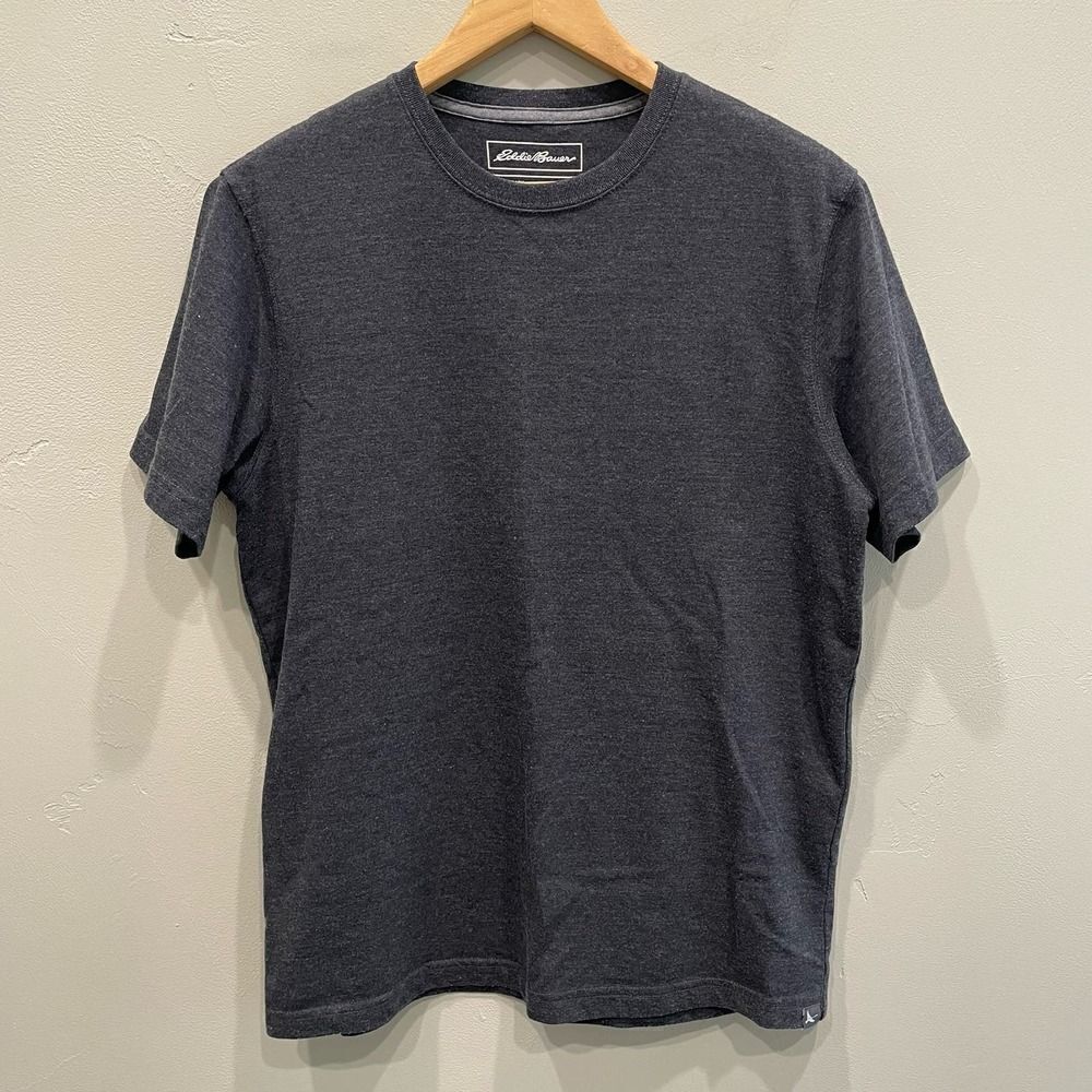 Eddie Bauer Men’s Dark Gray Short Sleeve Shirt - Size: Medium